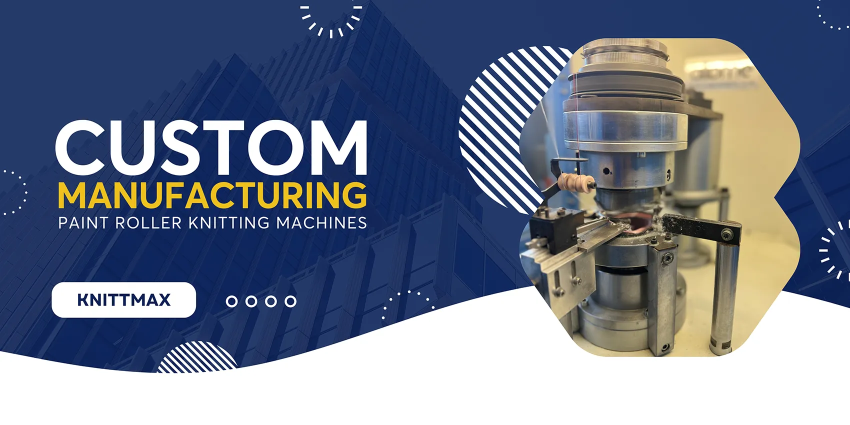 custom manufacturing Paint Roller Knitting Machines