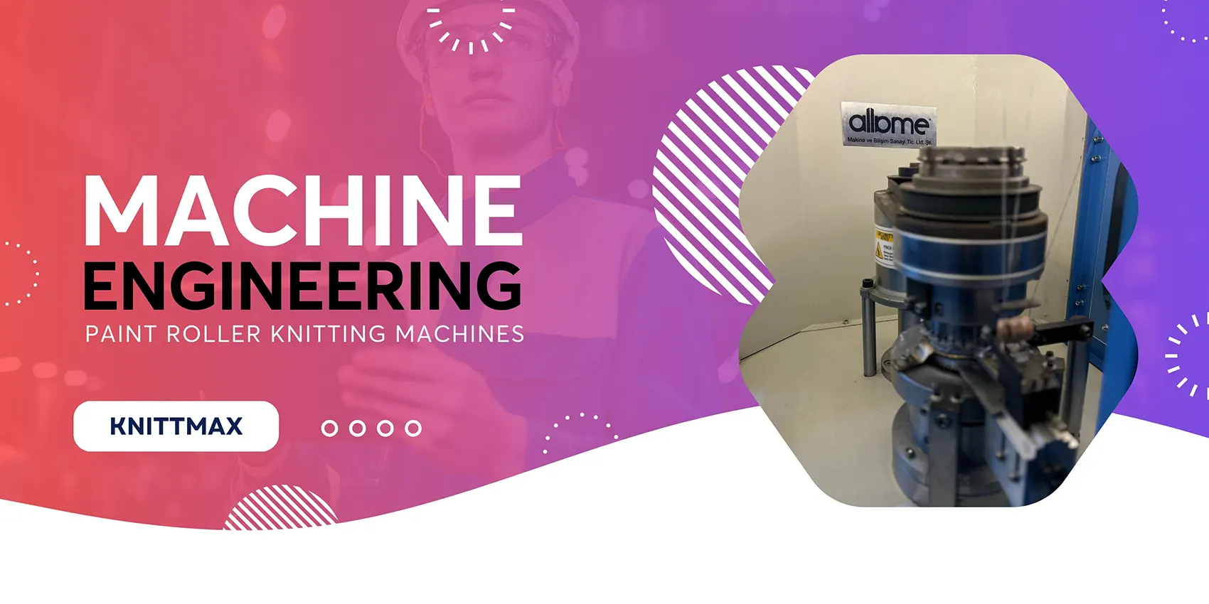 machine engineering Paint Roller Knitting Machines