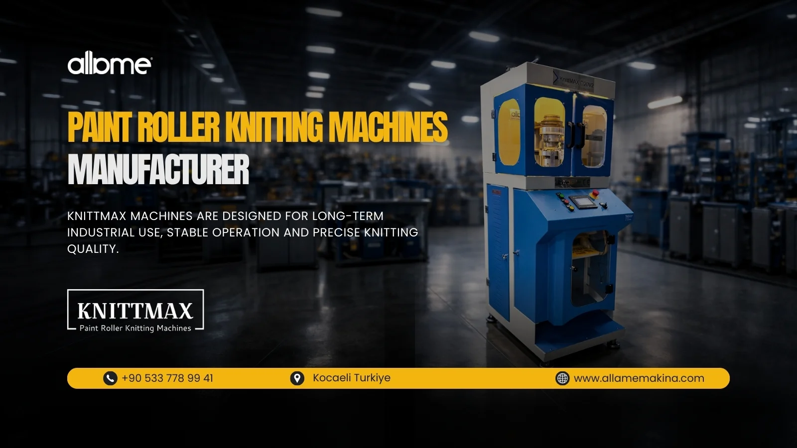 Paint Roller Knitting Machine Manufacturer