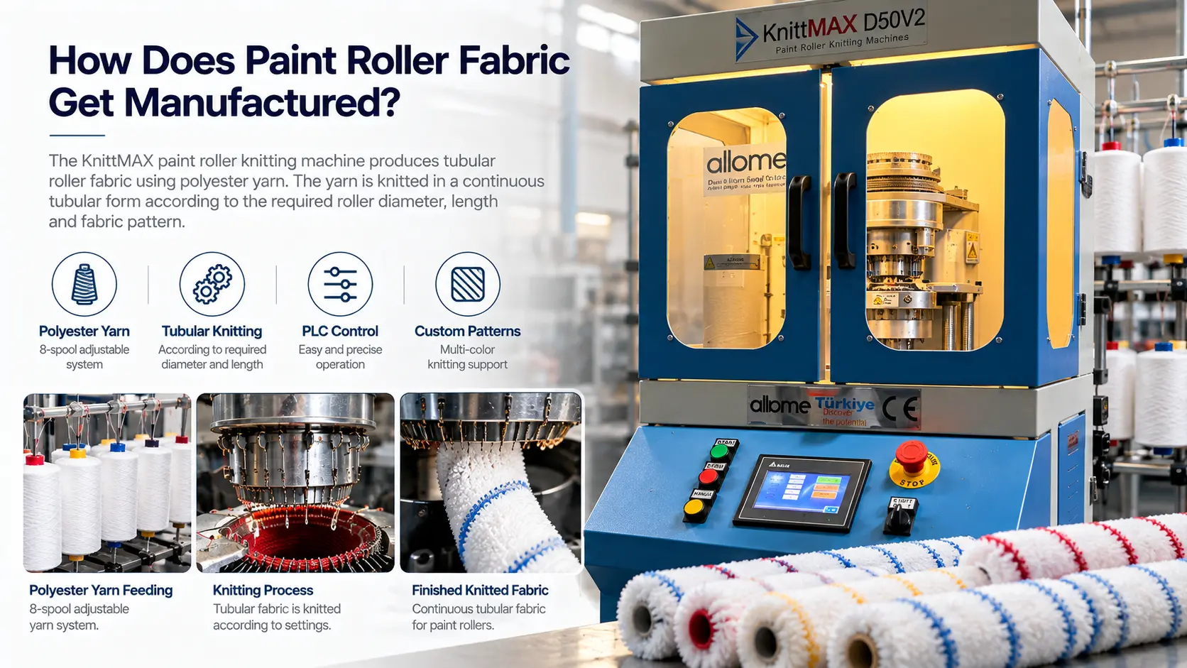 How Does Paint Roller Fabric Get Manufactured